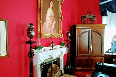 The Francis Thompson Room - Art & Fireplace